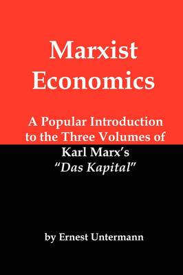 Book cover for Marxist Economics