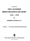 Book cover for An Edition of the Cavendish Irish Parliamentary Diary, 1776-1778, Set