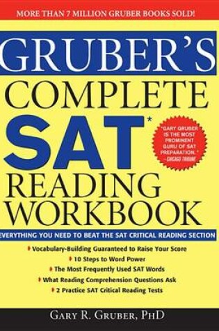 Cover of Gruber's Complete Sat Reading Workbook
