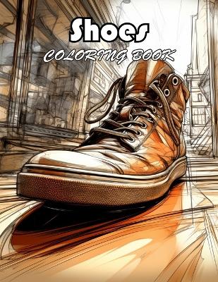 Book cover for Shoes Coloring Book