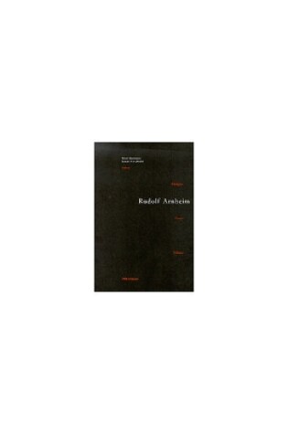 Cover of Rudolf Arnheim