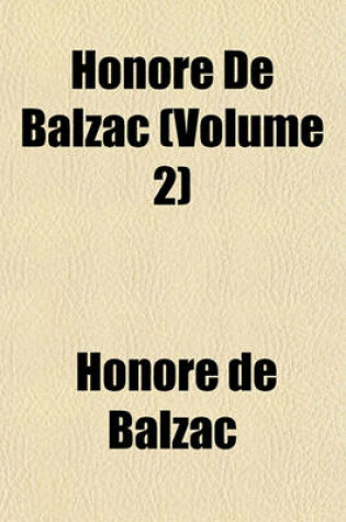 Cover of Honore de Balzac (Volume 2)