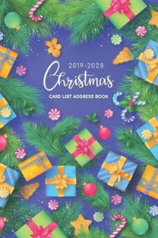 Cover of Christmas Card List Address Book