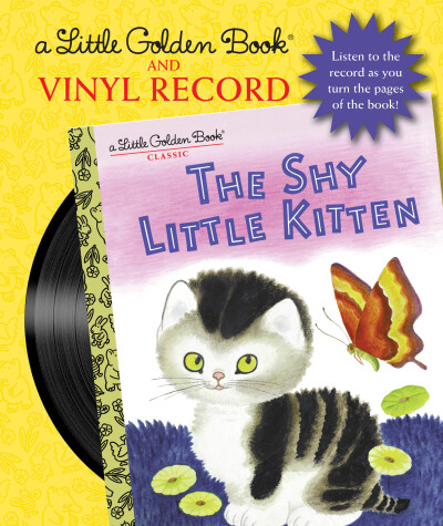 Book cover for The Shy Little Kitten Book and Vinyl Record