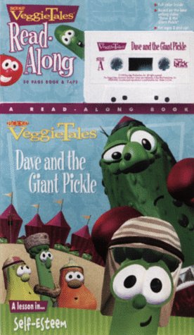 Book cover for veggietales Dave and the Giant Pickle