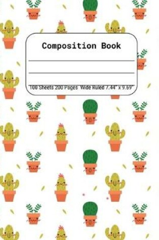 Cover of Composition Book Wide Rule