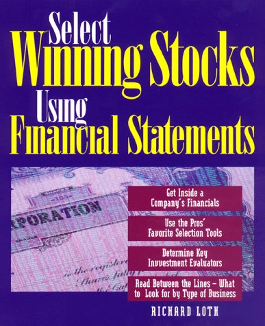 Book cover for Select Winning Stocks Using Financial Statements