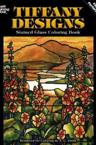 Cover of Tiffany Designs Stained Glass Coloring Book