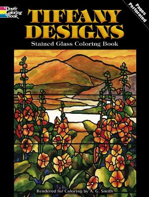 Cover of Tiffany Designs Stained Glass Coloring Book