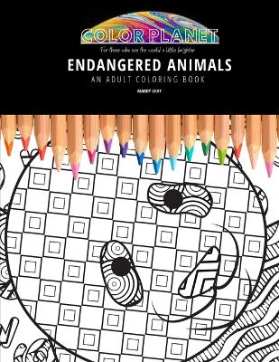 Book cover for Endangered Animals an Adult Coloring Book