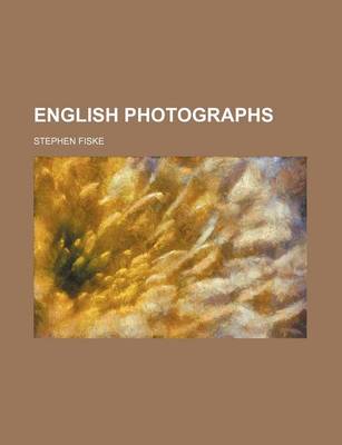 Book cover for English Photographs