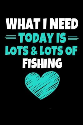 Book cover for What I Need Today Is Lots & Lots of Fishing