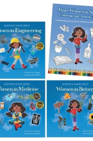 Cover of More Women in Science Paperback Book Set with Coloring and Activity Book