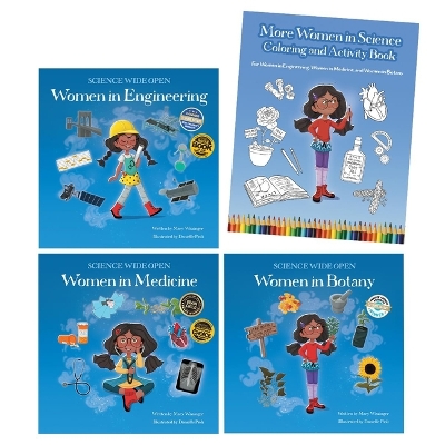 Book cover for More Women in Science Paperback Book Set with Coloring and Activity Book