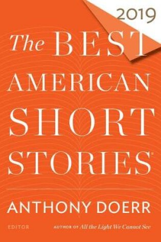 Cover of The Best American Short Stories 2019