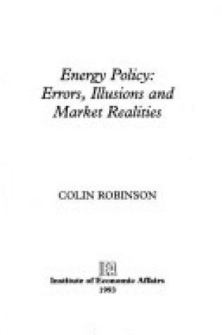 Cover of Energy Policy