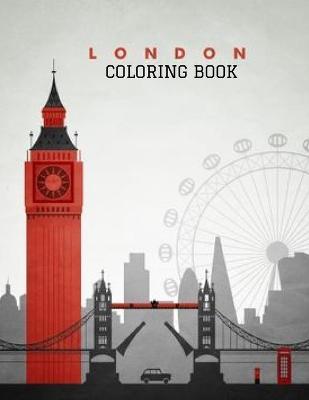 Book cover for london coloring book