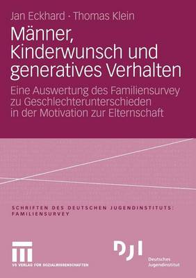 Cover of Manner, Kinderwunsch Und Generatives Verhalten