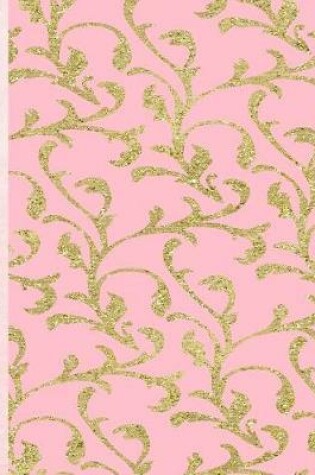 Cover of Pink & Gold Design 8.5 x 11 150 Pages Journal Notebook