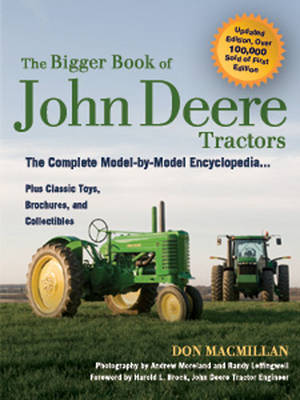 Book cover for The Bigger Book of John Deere Tractors