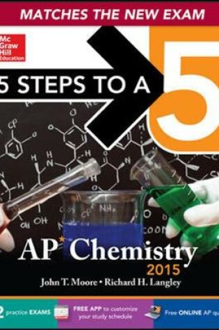 Cover of 5 Steps to a 5 AP Chemistry, 2015 Edition