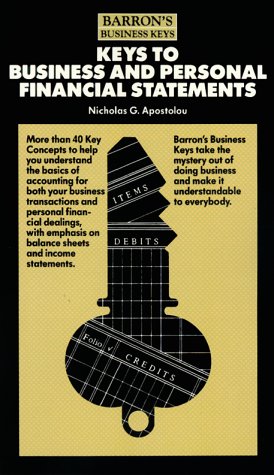 Book cover for Keys to Business and Personal Financial Statements