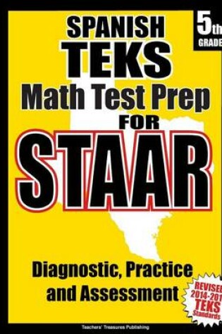 Cover of Spanish TEKS 5th Grade Math Test Prep for STAAR