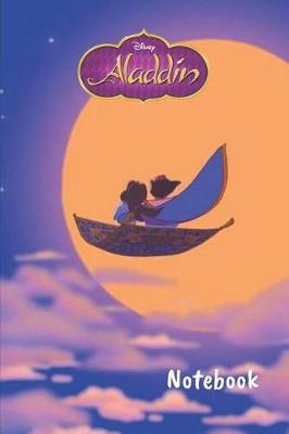 Book cover for Disney Aladdin Notebook