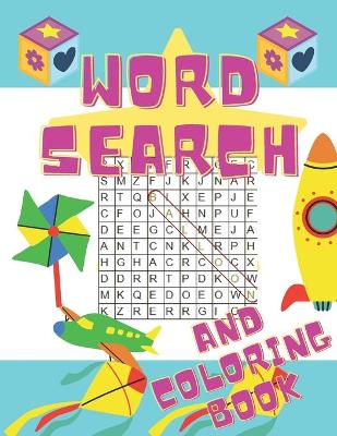 Book cover for Word Search and Coloring Book