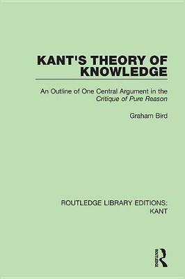 Book cover for Kant's Theory of Knowledge