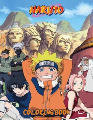 Book cover for Naruto Coloring Book