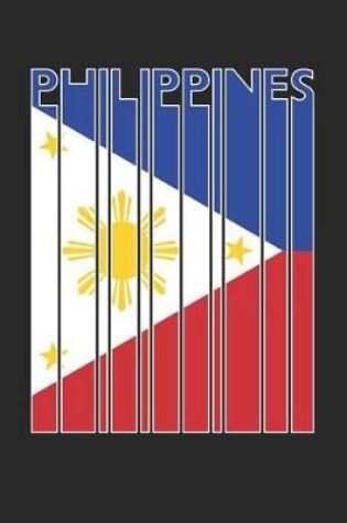 Cover of Vintage Philippines Notebook - Retro Philippines Planner - Filipino Flag Diary - Philippines Travel Journal