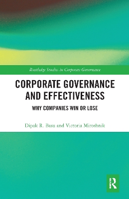 Cover of Corporate Governance and Effectiveness