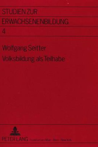 Cover of Volksbildung ALS Teilhabe