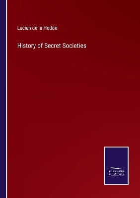 Book cover for History of Secret Societies