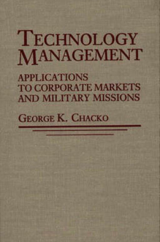 Cover of Technology Management