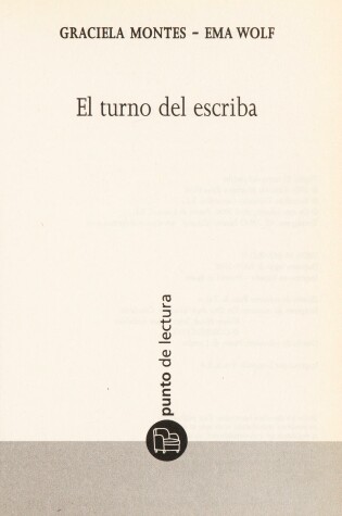 Cover of El Turno Del Escriba
