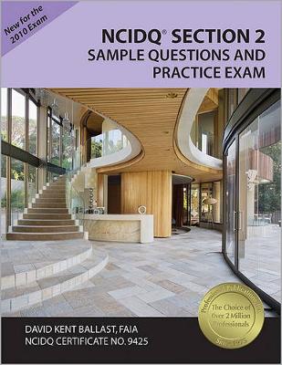 Book cover for NCIDQ Section 2 Sample Questions and Practice Exam