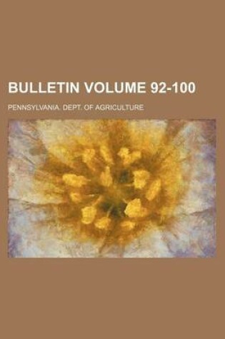 Cover of Bulletin Volume 92-100