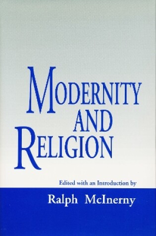 Cover of Modernity And Religion