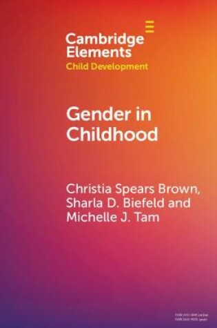 Cover of Gender in Childhood