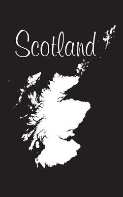 Book cover for Scotland - Black 101 - Lined Notebook with Margins - 5X8