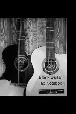 Book cover for Blank Guitar Tab Notebook