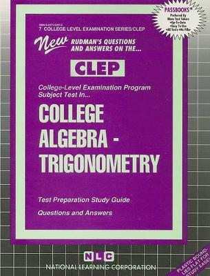 Book cover for College Algebra a Trigonometry