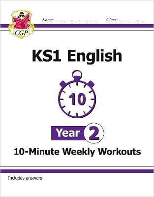 Book cover for KS1 Year 2 English 10-Minute Weekly Workouts