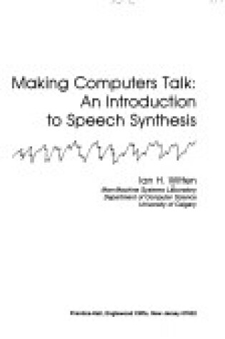 Cover of Making Computers Talk