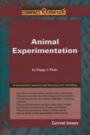 Cover of Animal Experimentation