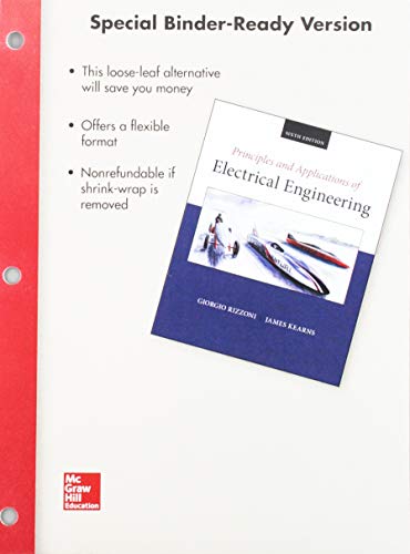 Book cover for Package: Loose Leaf for Principles and Applications of Electrical Engineering with 1 Semester Connect Access Card