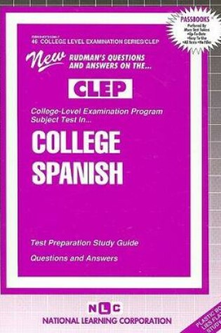 Cover of College Spanish (Spanish Language)