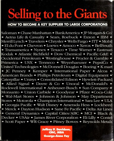 Book cover for Selling to the Giants
